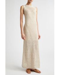 Eleventy - Linen Blend Sleeveless Dress - Lyst