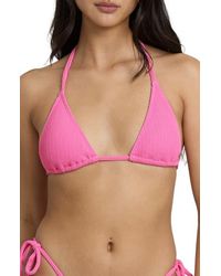 Billabong - Sunrays Remi Triangle Bikini Top - Lyst