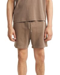 Elwood - Core Organic Cotton Brushed Terry Sweat Shorts - Lyst