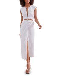 ViX - Saori Solid Cover-up Midi Dress - Lyst