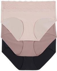 B.tempt'd - B.Bare Assorted 3-Pack Hipster Panties - Lyst
