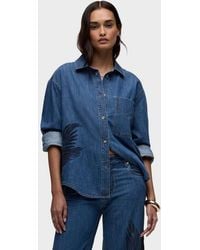 Hudson Jeans - Oversized Button Down Shirt - Lyst