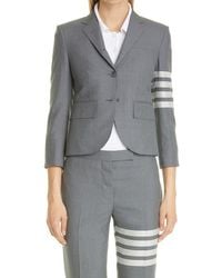 Thom Browne - Stripe High Armhole Wool Sport Coat - Lyst