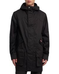 HUNTER - Downing Hooded Rain Jacket - Lyst