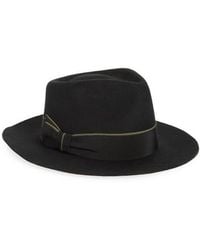 René Mantilla, New York - Maison Wool Felted Fedora - Lyst