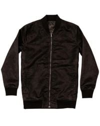 Dapper Boi - Microfiber Suede Bomber Jacket - Lyst