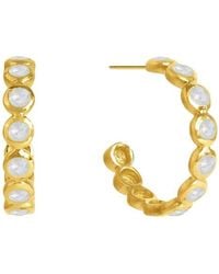 Dean Davidson - Small Signature Eternity Hoop Earrings - Lyst