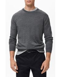 Mango - Crewneck Wool Sweater - Lyst