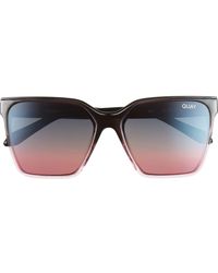Quay - Level Up 60Mm Square Sunglasses - Lyst