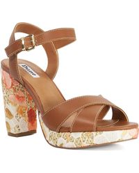 Dune - Monique Ankle Strap Platform Sandal - Lyst