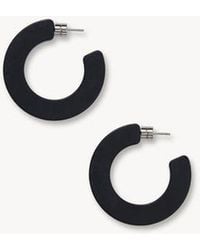 Machete - Italian Acetate Open Hoop Earrings - Lyst