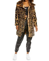 Nike Court-to-runway Animal Print Convertible Faux Fur Jacket - Metallic