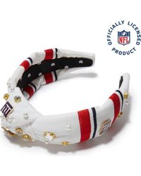 Lele Sadoughi - New York Giants Embellished Knotted Headband - Lyst