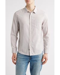 Rails - Wyatt Slub Cotton Button-Up Shirt - Lyst