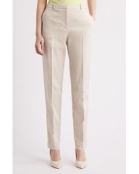 BOSS - Tanya Straight Leg Pants - Lyst