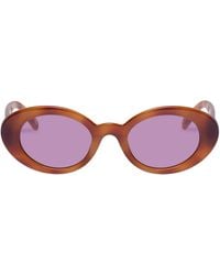 Le Specs - Nouveau Trash Round Sunglasses - Lyst