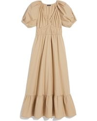 Vineyard Vines - Marina Puff Sleeve Stretch Cotton Poplin Dress - Lyst