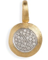Marco Bicego - Jaipur 18k Yellow Gold Small Pavé Diamond Pendant - Lyst