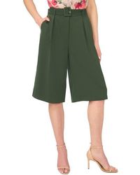 Halogen® - Belted Pleated Bermuda Shorts - Lyst