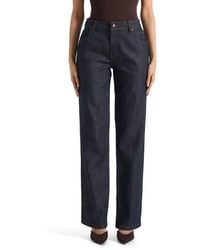 Manière De Voir - Florence Denim High Rise Straight Leg Jeans - Lyst