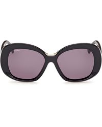 Max Mara - Edna 55mm Round Sunglasses - Lyst
