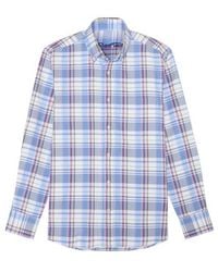 Robert Talbott - Harrison Button Down Plaid Oxford Shirt - Lyst
