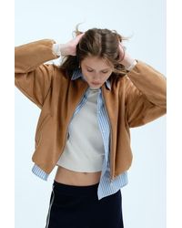 H&M - Oversized Jersey Jacket - Lyst