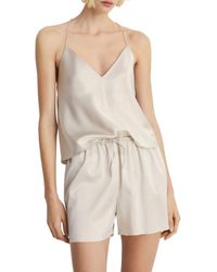 Mango - Stretch Silk Pajama Camisole - Lyst