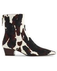 Madewell - The Lexie Genuine Calf Hair Bootie - Lyst