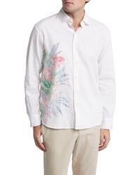 Tommy Bahama - Barbados Breeze Vivid Gardens Stretch Linen Button-up Shirt - Lyst