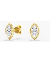 Everlee - Frame Marquise Lab Diamond Studs - Lyst