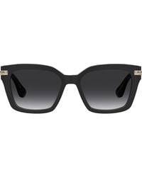 Stuart Weitzman - 54Mm Gradient Polarized Square Sunglasses - Lyst
