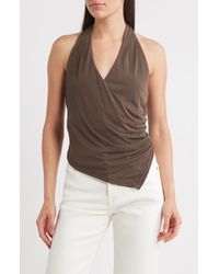 Mango - Toucan Wrap Halter Top - Lyst