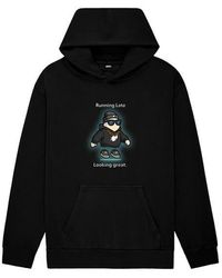 Alix - Running Late Ghost Midweight Hoodie - Lyst