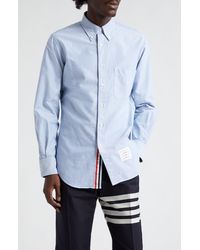 Thom Browne - Classic Fit Cotton Button-down Shirt - Lyst