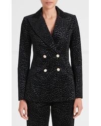 Temperley London - Lynx Velvet Double Breasted Jacket - Lyst