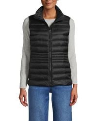 Lands' End - Ultralight Packable Down Vest - Lyst