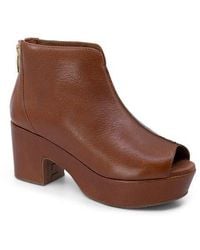 Chocolat Blu - Gion Peep Toe Platform Bootie - Lyst
