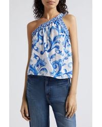 Ramy Brook - Florence Print One-shoulder Top - Lyst