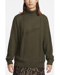 Nike - Cable Stitch Turtleneck - Lyst
