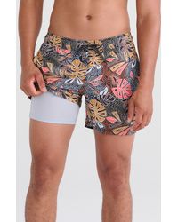 Saxx Underwear Co. - Oh Buoy Stripe 2-in-1 Hybrid Shorts - Lyst