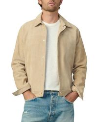Joe's Jeans - Benson Lambskin Suede Jacket - Lyst
