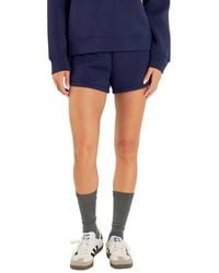Grey Lab - Tie Waist Scuba Knit Shorts - Lyst