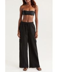 Nordstrom - Cotton Gauze Cover-Up Cargo Pants - Lyst