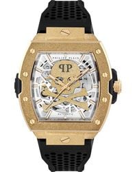 Philipp Plein - The $Keleton Frosted Automatic Silicone Strap Watch, 44Mm - Lyst
