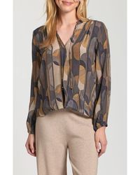 Apny - Printed Top - Lyst