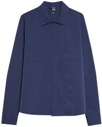 Herno - Seersucker Shirt Jacket - Lyst