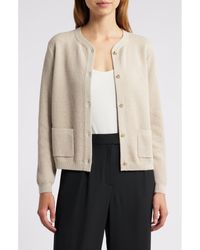 Kobi Halperin - Metallic Accent Wool Cardigan - Lyst