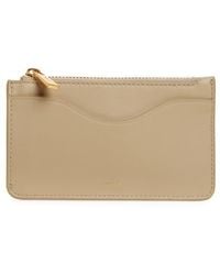 Vince - Leather Zip-Top Card Case - Lyst