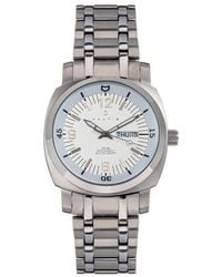 Nautis - Stealth Bracelet Watch W/Day/Date - Lyst